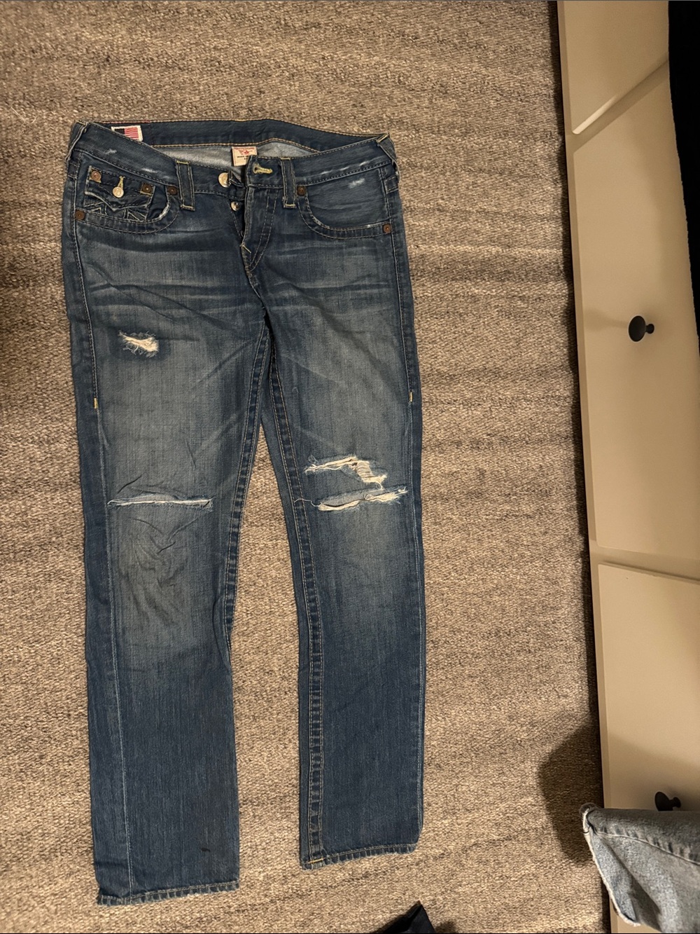 True Religion Jordan S27  Women's Blue Slim Jeans